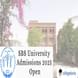 SBS University Admissions 2025 Open; Check Details Here